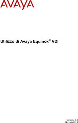 Utilizzo di Avaya Equinox VDI - Versione 3.0 Gennaio 2019 - Avaya Support
