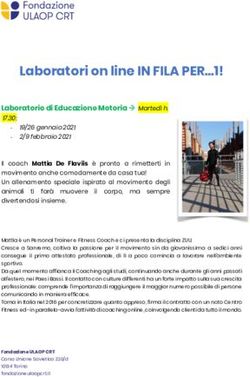 Laboratori on line IN FILA PER 1! - Fondazione ULAOP CRT