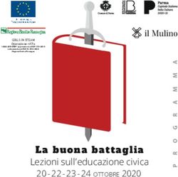 Operazione rif Pa La buona battaglia - Lezioni sull ' educazione civica - Scuola di ...
