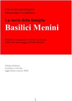 Basilici Menini La storia della famiglia - Una ricerca genealogica interessante e complessa