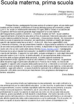 Scuola materna, prima scuola