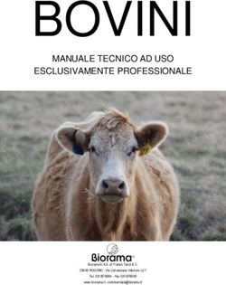 BOVINI MANUALE TECNICO AD USO ESCLUSIVAMENTE PROFESSIONALE - Biorama
