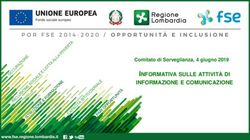 INFORMATIVA SULLE ATTIVIT&Agrave; DI INFORMAZIONE E COMUNICAZIONE - Comitato di Sorveglianza, 4 giugno 2019 - POR FSE Lombardia