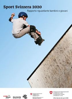 Sport Svizzera 2020 Rapporto riguardante bambini e giovani