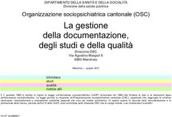La gestione della documentazione, degli studi e della qualit&agrave;