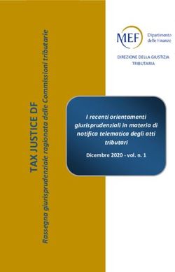 I recenti orientamenti giurisprudenziali in materia di notifica telematica degli atti tributari - Dicembre 2020 - vol. n. 1 - Giustizia Tributaria