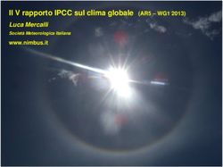 Il V rapporto IPCC sul clima globale (AR5 - WG1 2013) - Luca Mercalli Societ&agrave; Meteorologica Italiana