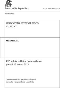 RESOCONTO STENOGRAFICO ALLEGATI - ASSEMBLEA - Senato della Repubblica - 409&ordf; seduta pubblica (antimeridiana) giovedı' 12 marzo 2015
