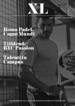 XL Roma Padel, Caput Mundi Tilldend: BYC Passion Talenti in Campus - OPES