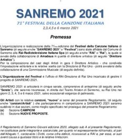 SANREMO 2021 71 FESTIVAL DELLA CANZONE ITALIANA - Rai