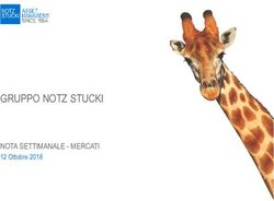 GRUPPO NOTZ STUCKI NOTA SETTIMANALE - MERCATI - 12 Ottobre 2018