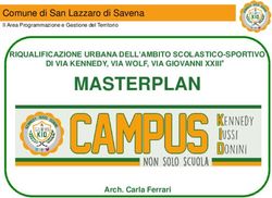 MASTERPLAN Comune di San Lazzaro di Savena - Comune di ...