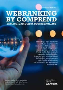WEBRANKING BY COMPREND - LE MAGGIORI SOCIETÀ QUOTATE ITALIANE - Lundquist