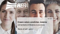 Creare valore condiviso, insieme - Versione sintetica - Gruppo Hera