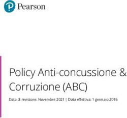 Policy Anti-concussione & Corruzione (ABC) - Data di revisione: Novembre 2021 | Data effettiva: 1 gennaio 2016 - Pearson plc