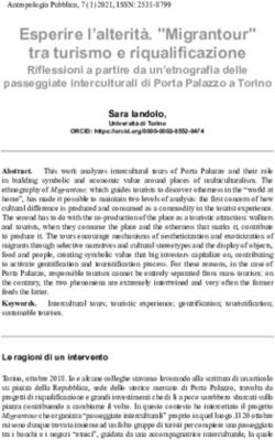 Esperire l'alterit&agrave;. "Migrantour" tra turismo e riqualificazione - CLUEB Journals