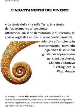 L'ADATTAMENTO DEI VIVENTI - SM Losone