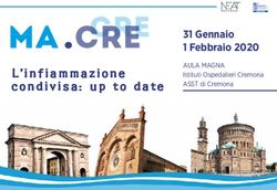 L'infiammazione condivisa: up to date - 31 Gennaio 1 Febbraio 2020 AULA MAGNA Istituti Ospedalieri Cremona ASST di Cremona - idea ...