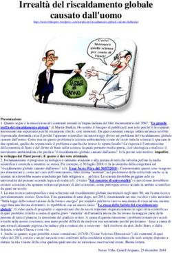 Irrealtà del riscaldamento globale causato dall'uomo