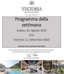 Programma della settimana - Sabato, 05. Agosto 2020 fino Venerdí, 11. Settembre 2020 - Alpine Spa Resort Viktoria