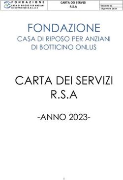 FONDAZIONE CARTA DEI SERVIZI R.S.A-ANNO 2023- CASA DI RIPOSO PER ANZIANI DI BOTTICINO ONLUS - Fondazione Casa di Riposo Botticino
