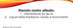 Etanolo nostro alleato: Disinfettante fai da te 2. Liquori della tradizione: rosolio e finocchietto - Federchimica