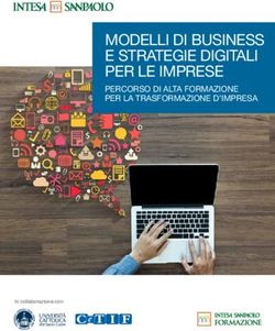 MODELLI DI BUSINESS E STRATEGIE DIGITALI PER LE IMPRESE - PERCORSO DI ALTA FORMAZIONE PER LA TRASFORMAZIONE D'IMPRESA