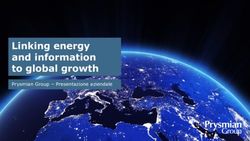 Linking energy and information to global growth - Prysmian Group - Presentazione aziendale