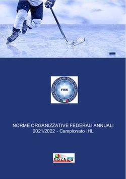 NORME ORGANIZZATIVE FEDERALI ANNUALI 2021/2022 - Campionato IHL