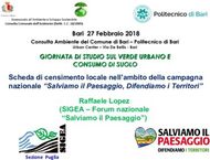 Scheda di censimento locale nell'ambito della campagna nazionale ...