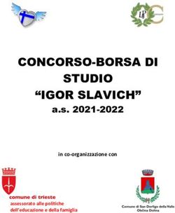 CONCORSO-BORSA DI STUDIO "IGOR SLAVICH" - a.s. 2021-2022 in co-organizzazione con - ISIS ...