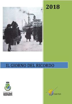 2018 IL GIORNO DEL RICORDO - Comune di Cavallino Treporti