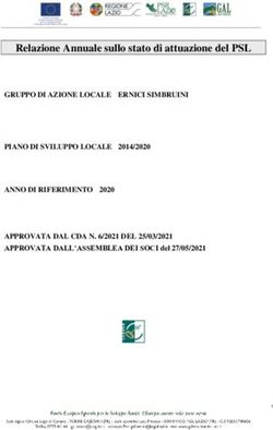 APPROVATA DALL'ASSEMBLEA DEI SOCI del 27/05/2021 - APPROVATA DAL CDA N. 6/2021 DEL 25/03/2021