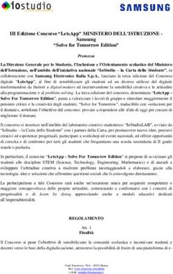 III Edizione Concorso "LetsApp" MINISTERO DELL'ISTRUZIONE - Samsung "Solve for Tomorrow Edition"