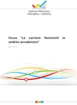 Focus "Le carriere ambito accademico" femminili - Ufficio ...