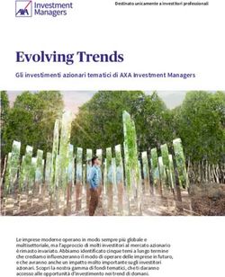 Evolving Trends Gli investimenti azionari tematici di AXA Investment Managers - AXA IM Italia