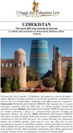 UZBEKISTAN - I Viaggi di Maurizio Levi