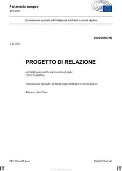 PROGETTO DI RELAZIONE - European Union
