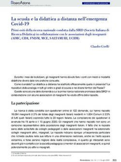 La scuola e la didattica a distanza nell'emergenza Covid-19