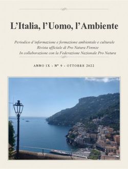 L'Italia, l'Uomo, l'Ambiente - Periodico d'informazione e formazione ambientale e culturale Rivista ufficiale di Pro Natura Firenze In ...