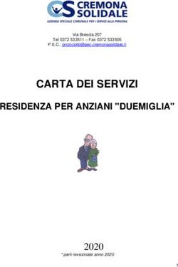 CARTA DEI SERVIZI RESIDENZA PER ANZIANI "DUEMIGLIA" 2020 - Cremona Solidale