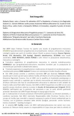 Dati Anagrafici - Comune di Calenzano