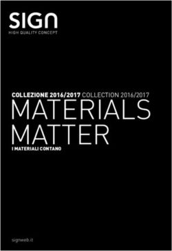 MATERIALS MATTER I MATERIALI CONTANO - signweb.it