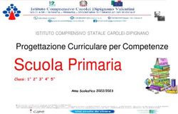 Scuola Primaria Progettazione Curriculare per Competenze - ISTITUTO COMPRENSIVO STATALE CAROLEI-DIPIGNANO