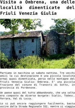 Visita a Ombrena, una delle localit&agrave; dimenticate del Friuli Venezia Giulia