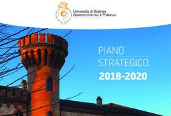 2018-2020 PIANO STRATEGICO - Unisg