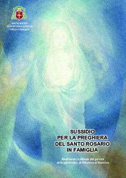SUSSIDIO PER LA PREGHIERA DEL SANTO ROSARIO IN FAMIGLIA - Meditazioni realizzate dai giovani