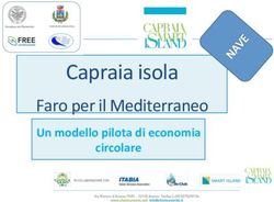Capraia isola Faro per il Mediterraneo - Un modello pilota di economia circolare - Smart Island
