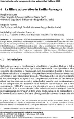 4 La filiera automotive in Emilia-Romagna - IRIS Unimore