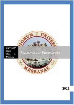 2016 RELAZIONE SULLA PERFORMANCE - Unime.it